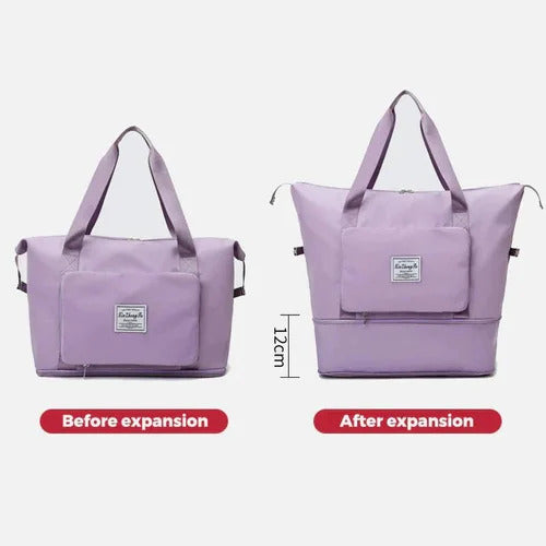 Expandable Multipurpose Ladies Waterproof Travel Bag for Beach, Gym, etc.
