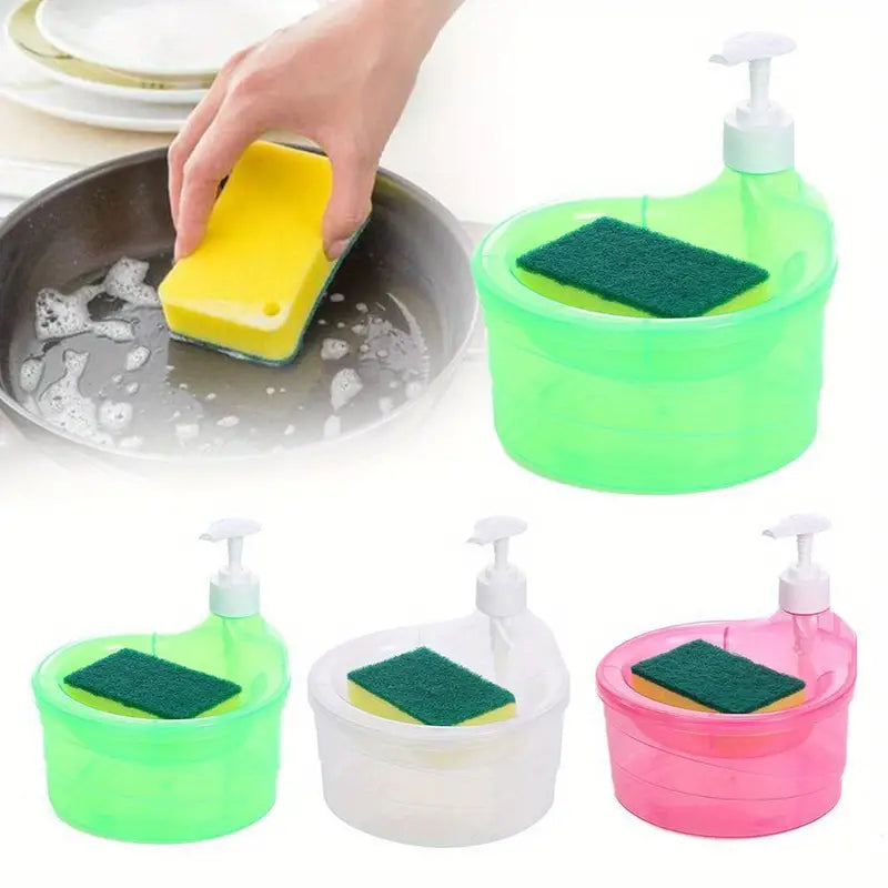 2-in-1 Double Layer Soap Dispenser