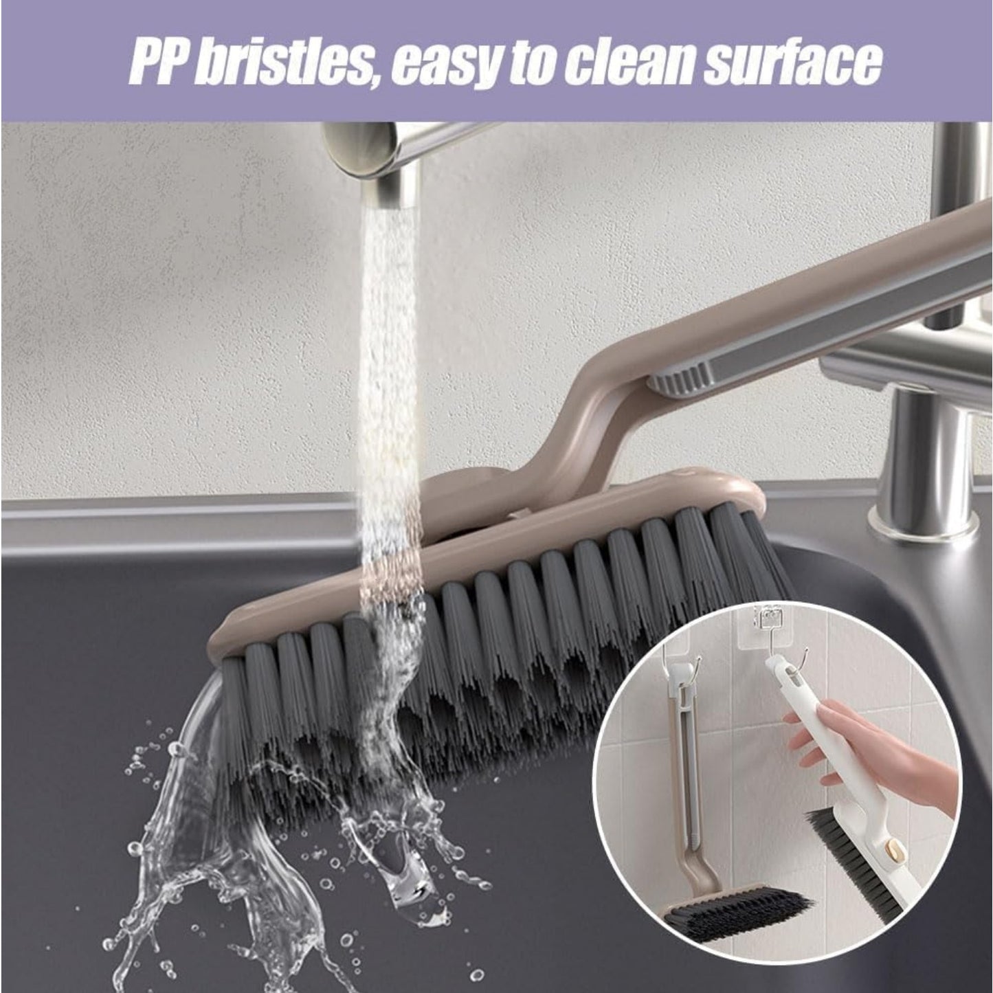 Multi-Function 360° Rotating Crevice Cleaning Brush (Set of 2)