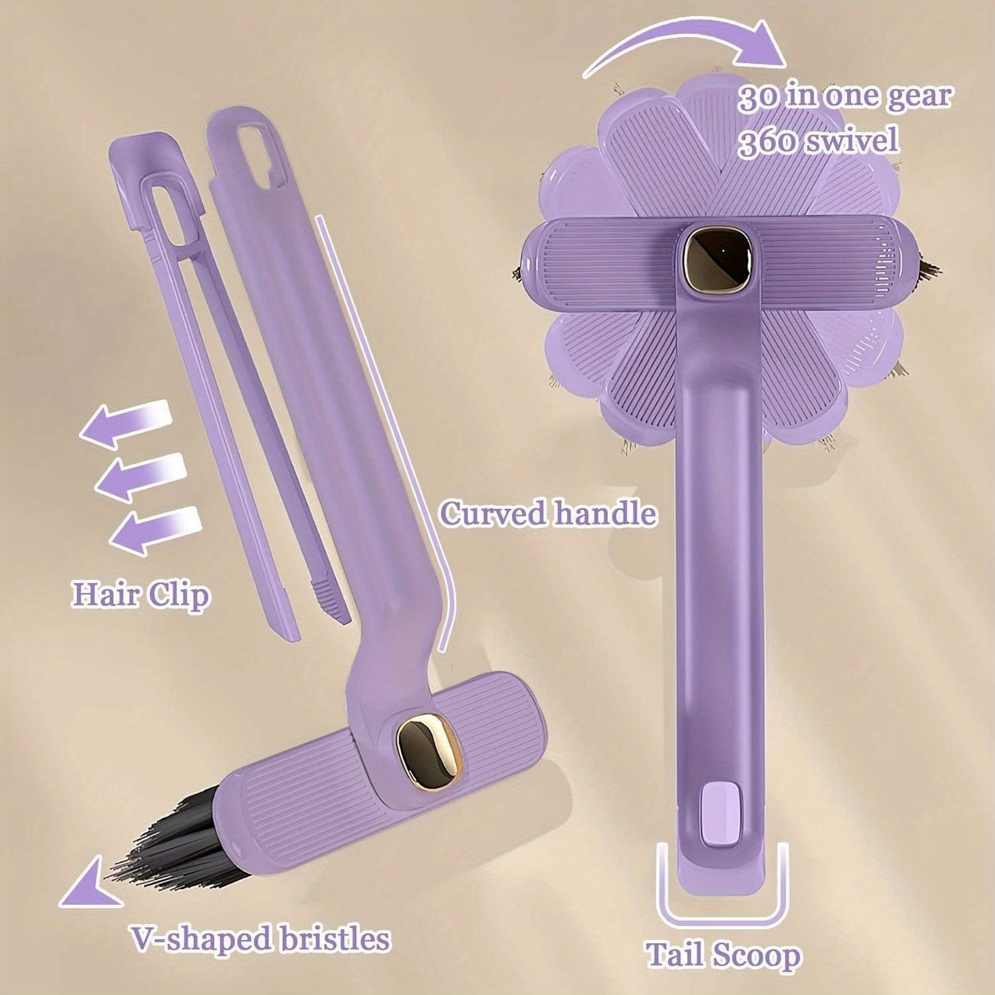 Multi-Function 360° Rotating Crevice Cleaning Brush (Set of 2)