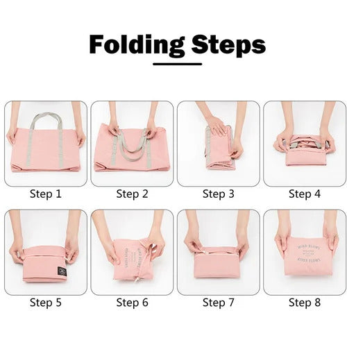 Expandable Multipurpose Ladies Waterproof Travel Bag for Beach, Gym, etc.