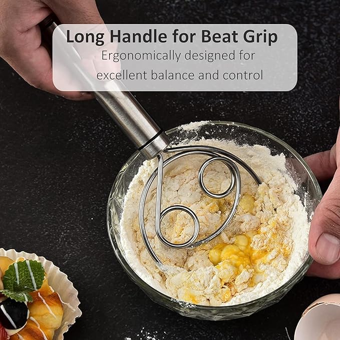 Multifunctional Effortless Stainless Steel Dough Mixer