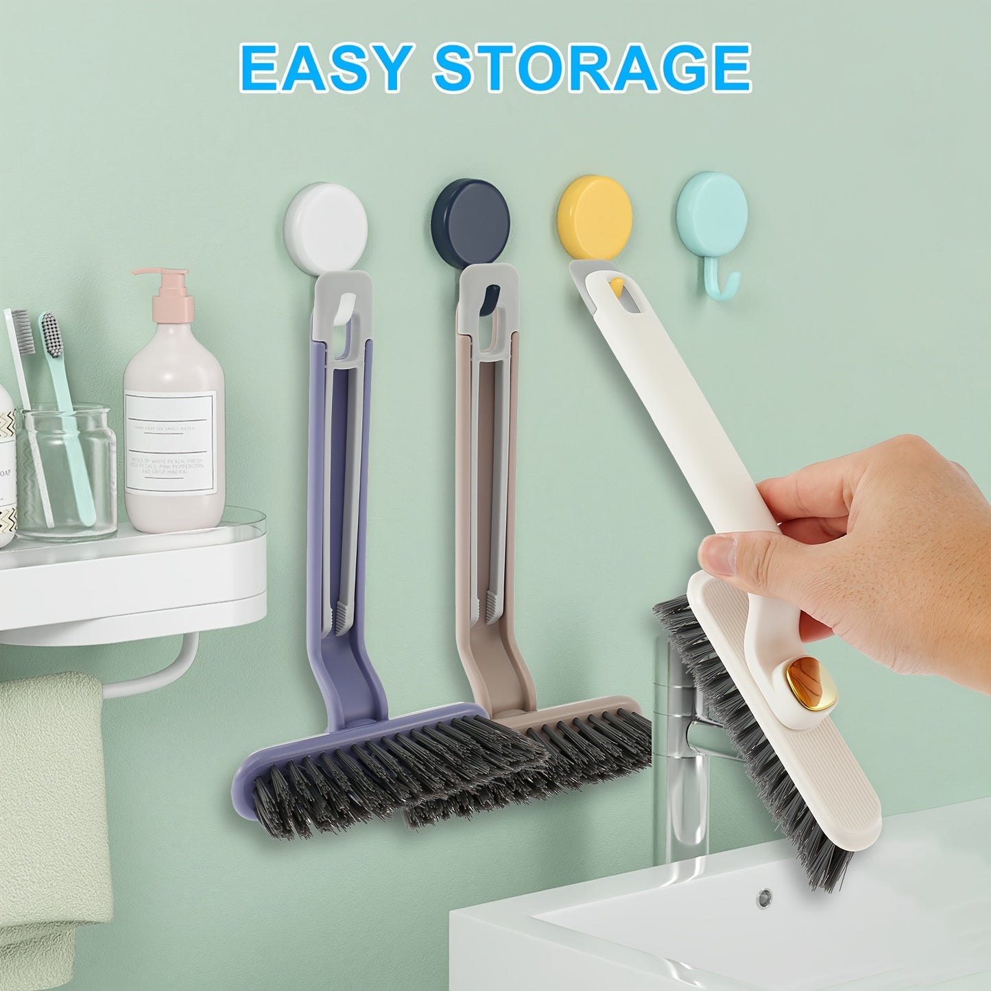 Multi-Function 360° Rotating Crevice Cleaning Brush (Set of 2)