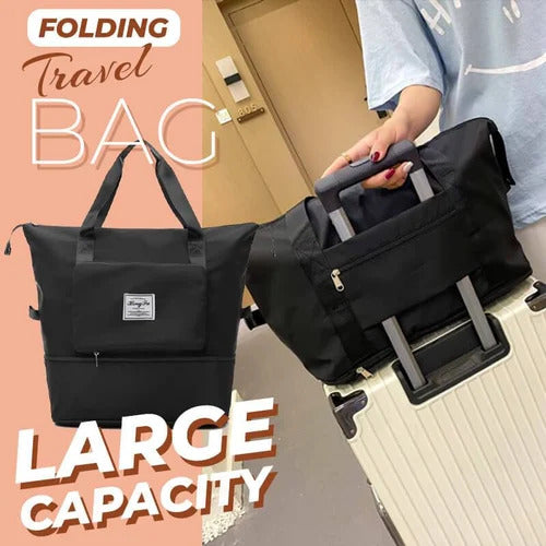 Expandable Multipurpose Ladies Waterproof Travel Bag for Beach, Gym, etc.