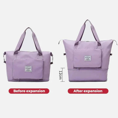 Expandable Multipurpose Ladies Waterproof Travel Bag for Beach, Gym, etc.