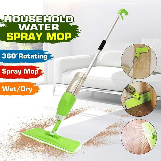 2-in-1 Spray Mop with 360° Rotating Head
